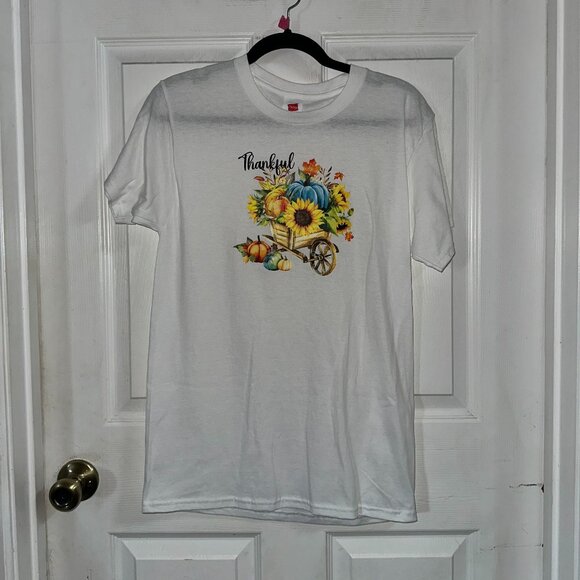 NEW Handcrafted Thankful Shirt Size Small - Picture 1 of 4